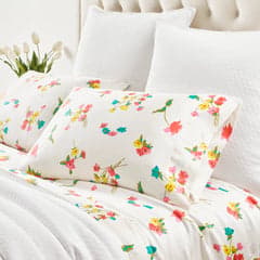 Taffeta Floral Pillowcases | Multi