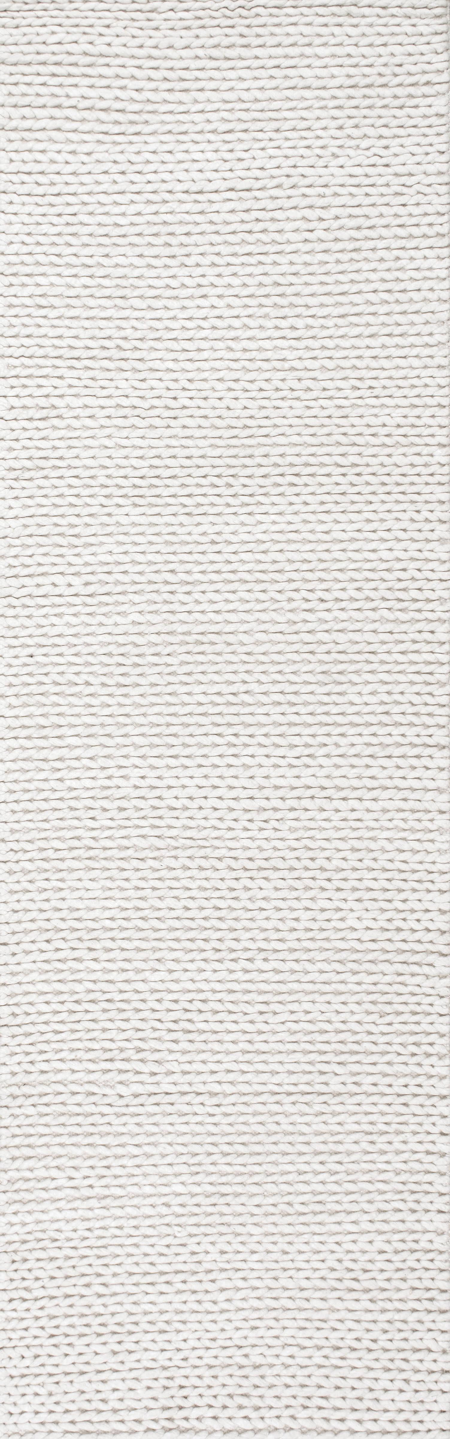 Softest Knit Wool Rug | Off White