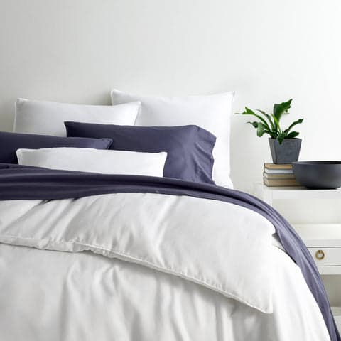 Essential Sateen Duvet Cover | White