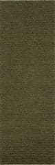 Isolated view of Green Runner Softest Knit Wool Rug, showcasing its design