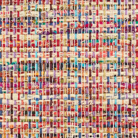 Vista Chindi Handwoven Cotton Rug Swatch | Multi