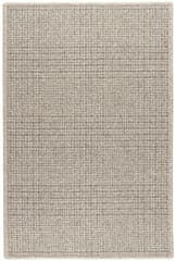Checkers Woven Wool Custom Rug | Grey