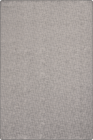 Isolated view of Charcoal Rectangle Dunlin Wavy Ridged Custom Rug, showcasing its design
