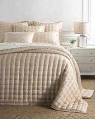 Silken Solid Puff | Sand