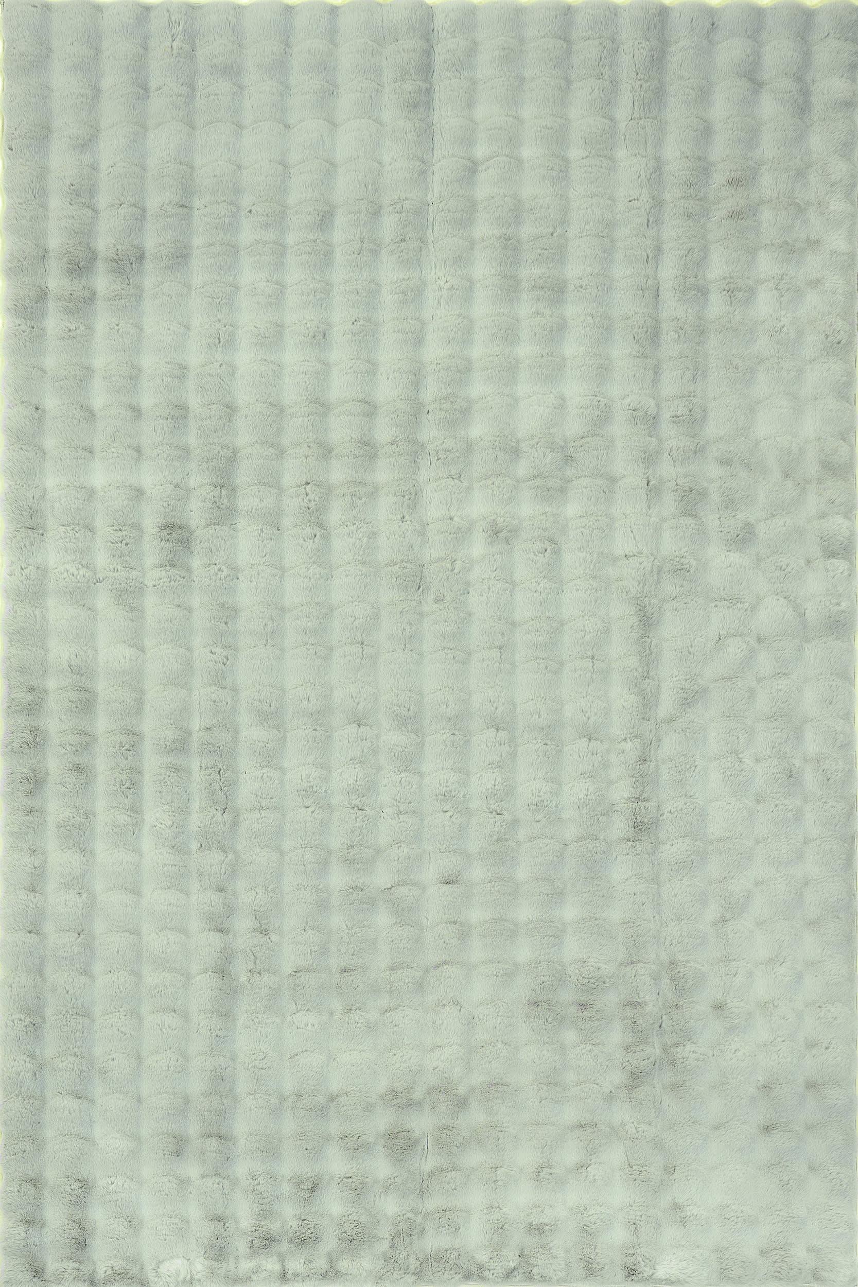 Ivana Checkered Plush Cloud Washable Rug | Green