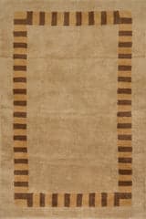 Sabrine Bordered Rug | Tan