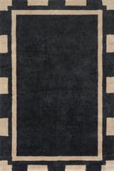 Orlina Bordered Rug | Blue