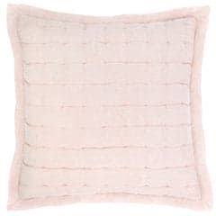 Lush Linen Puff Sham | Slipper Pink