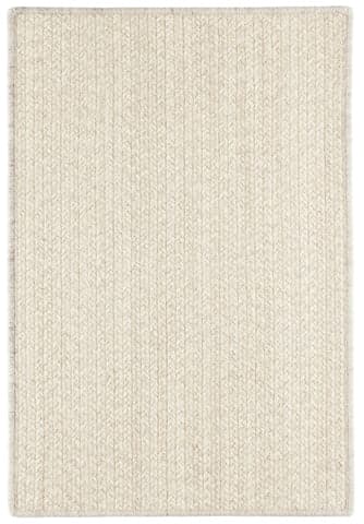 Merrill Woven Wool Custom Rug | Ivory