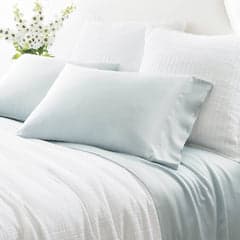 Silken Solid Pillowcases | Robin's Egg Blue