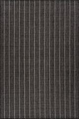Isolated view of Charcoal Rectangle Helia Modern Striped Indoor/Outdoor Rug, showcasing its design