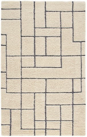 Cowan Hand Tufted Wool Rug | Ivory/Grey