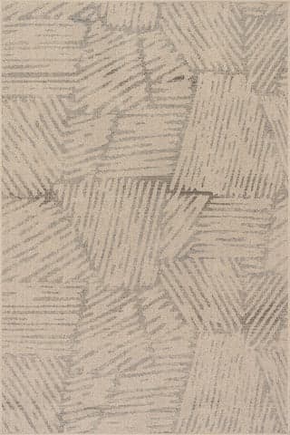 Isolated view of Sand Rectangle Aveline Transitional Abstract Indoor/Outdoor Rug, showcasing its design