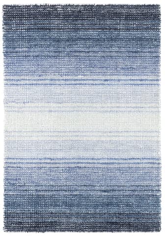 Pandora Hand Loom Knotted Rug | Blue