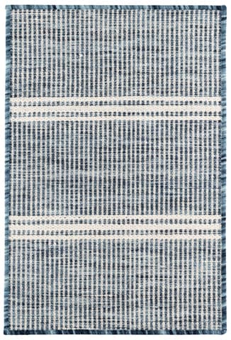 Malta Handwoven Wool Custom Rug | Blue