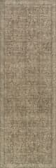 Isolated view of Green Runner Morristown Antiqued Jute-Blend Rug, showcasing its design