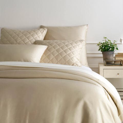 Silken Solid Duvet Cover | Sand