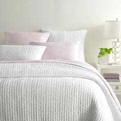 Lana Voile Quilt | White