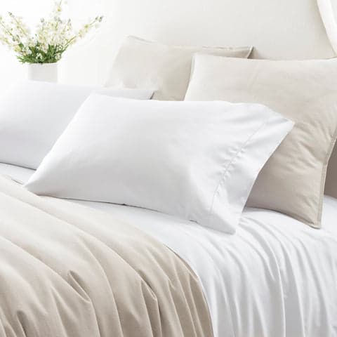 Duchess Sateen Fitted Sheet | White