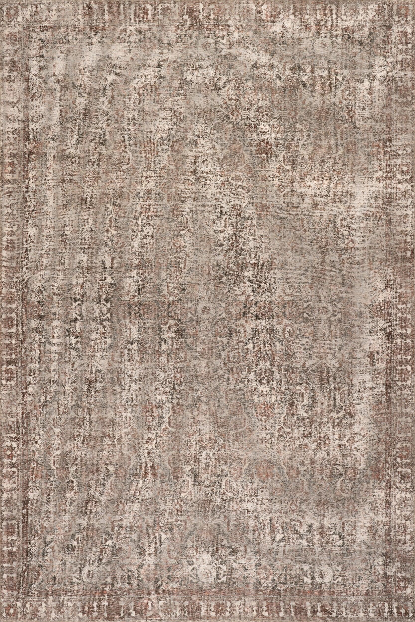 Fair Hills Antiqued Jute-Blend Rug | Rust – Rugs USA