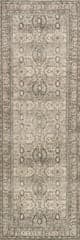 Isolated view of Grey Runner Chester Antiqued Jute-Blend Rug, showcasing its design