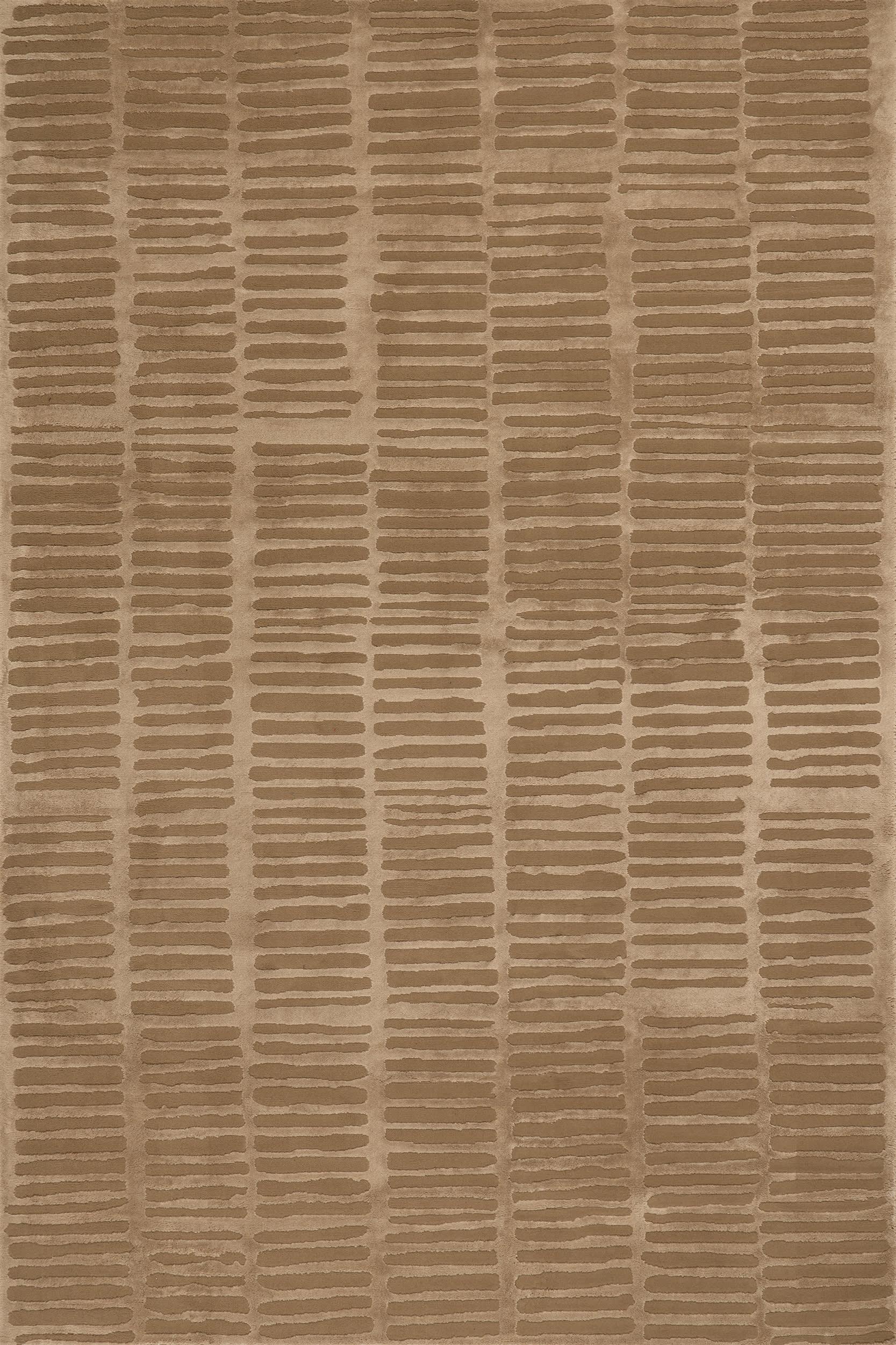 Cranbury Plush Textured Washable Rug | Sand 3’ 9’’ x 6’