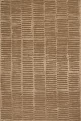Isolated view of Sand Rectangle Cranbury Plush Textured Washable Rug, showcasing its design