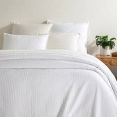 Shepherd Matelasse Coverlet | White