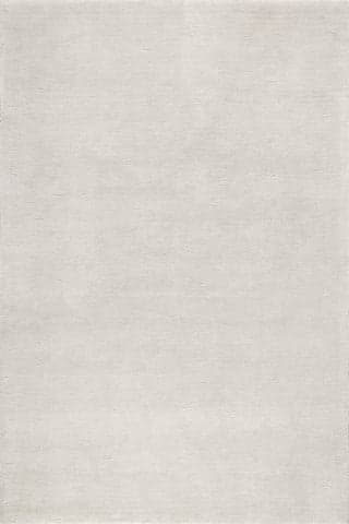 Isolated view of Ivory Rectangle Gaia New Zealand Wool Shag Rug, showcasing its design