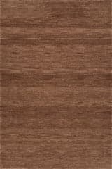 Isolated view of Walnut Rectangle Hollis Solid Wool Rug by Nate Berkus, showcasing its design