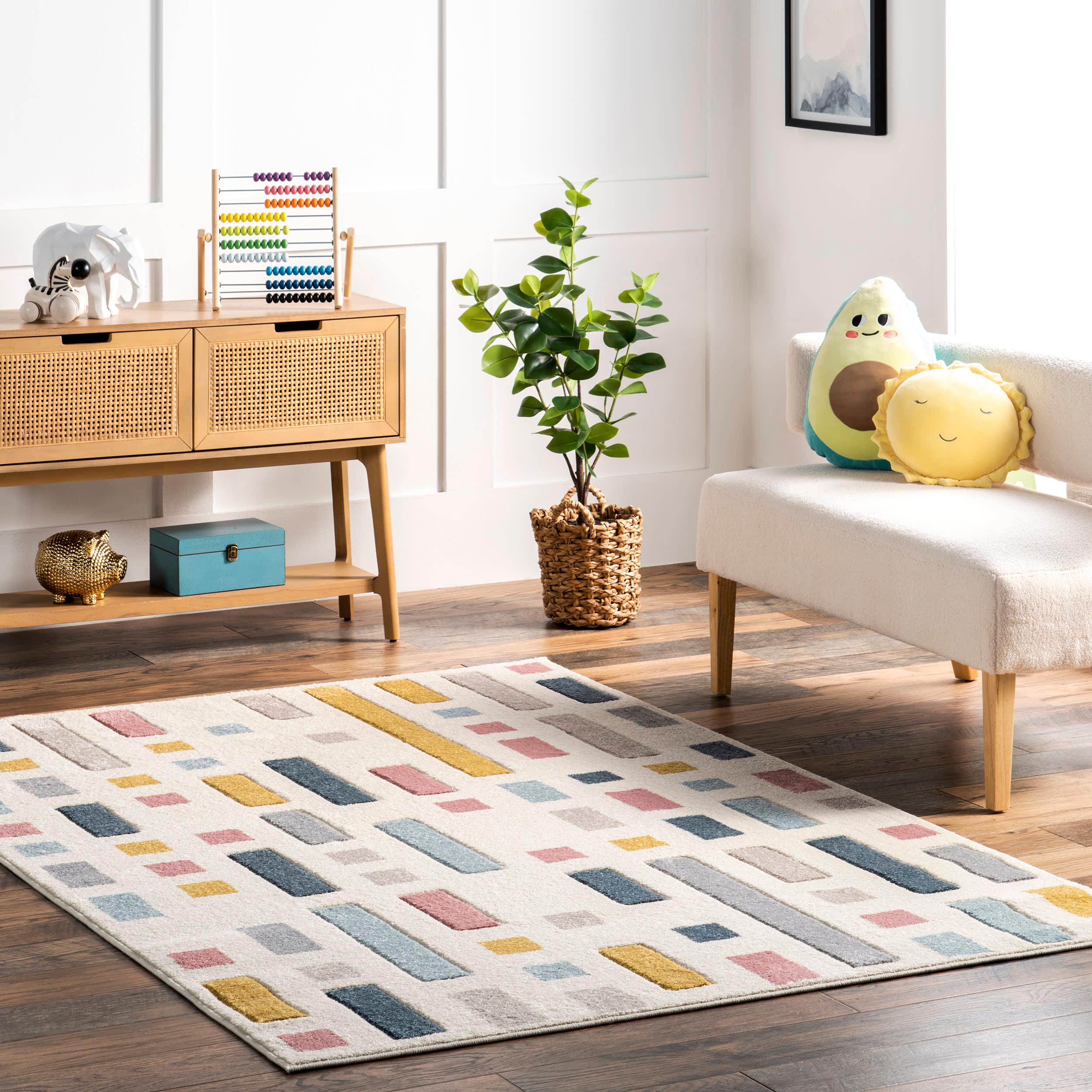 Mollie Kids Color Block Rug | Multicolor – Rugs USA