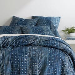 Kodi Batik Duvet Cover | Indigo