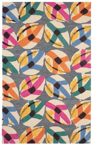Lily Pad Hand Micro Hooked Wool Rug | Autumn