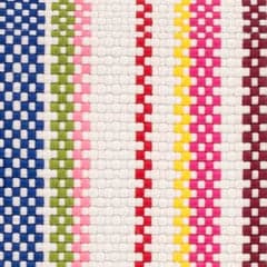 Summer Stripe Handwoven Indoor/Outdoor Rug Swatch | Multi