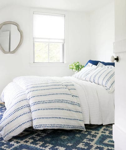 Atlas Quilted Sham | Denim