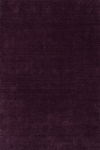 Isolated view of Eggplant Rectangle Arrel Speckled Wool-Blend Rug, showcasing its design