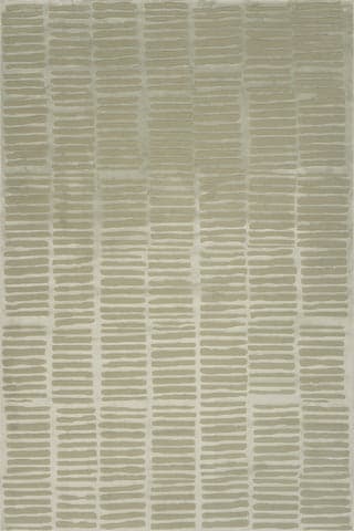 Isolated view of Light Green Rectangle Cranbury Plush Textured Washable Rug, showcasing its design