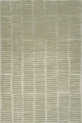 Isolated view of Light Green Rectangle Cranbury Plush Textured Washable Rug, showcasing its design