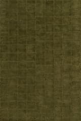 Isolated view of Green Rectangle Miva Modern Geometric Rug, showcasing its design