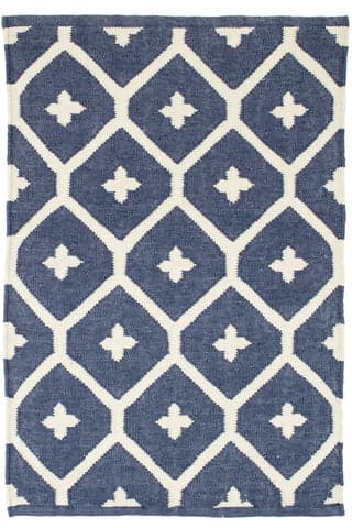 Elizabeth Handwoven Indoor/Outdoor Rug by Bunny Williams | Navy