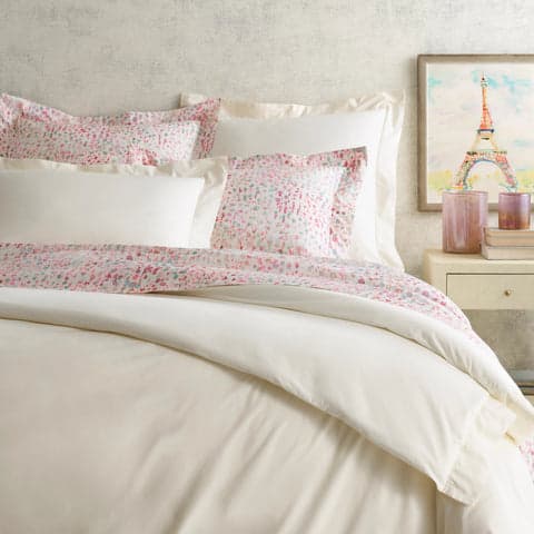 Classic Hemstitch Duvet Cover | Ivory