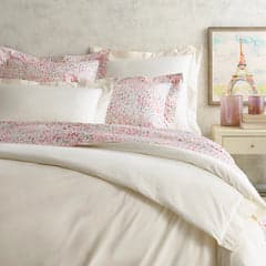 Classic Hemstitch Duvet Cover | Ivory