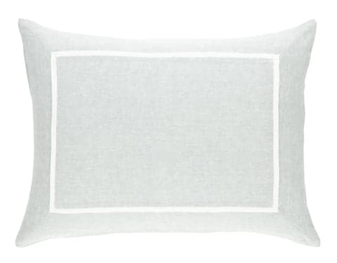 Keaton Linen Sham | Sky