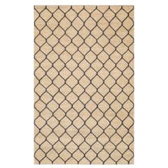 Tiles Handwoven Jute Rug | Navy
