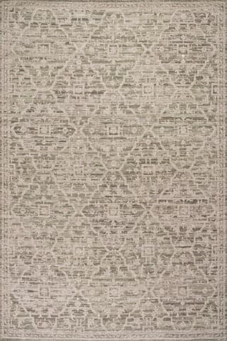 Isolated view of Green Rectangle Nefre Traditional Diamond Rug, showcasing its design