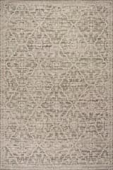 Isolated view of Green Rectangle Nefre Traditional Diamond Rug, showcasing its design