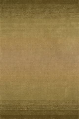 Isolated view of Olive Green Rectangle Ombre Hand Loomed Gradient Wool Rug, showcasing its design
