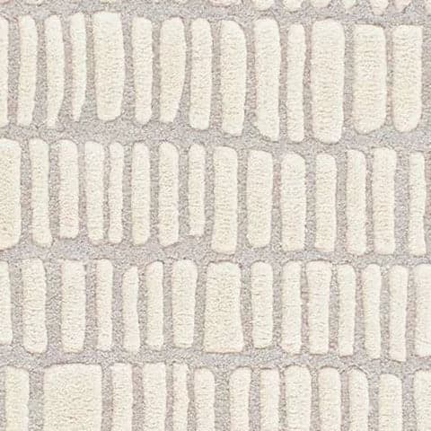Roark Hand Tufted Wool Rug Swatch | Ivory