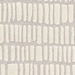 Roark Hand Tufted Wool Rug Swatch | Ivory