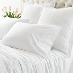 Lia Pillowcases | White